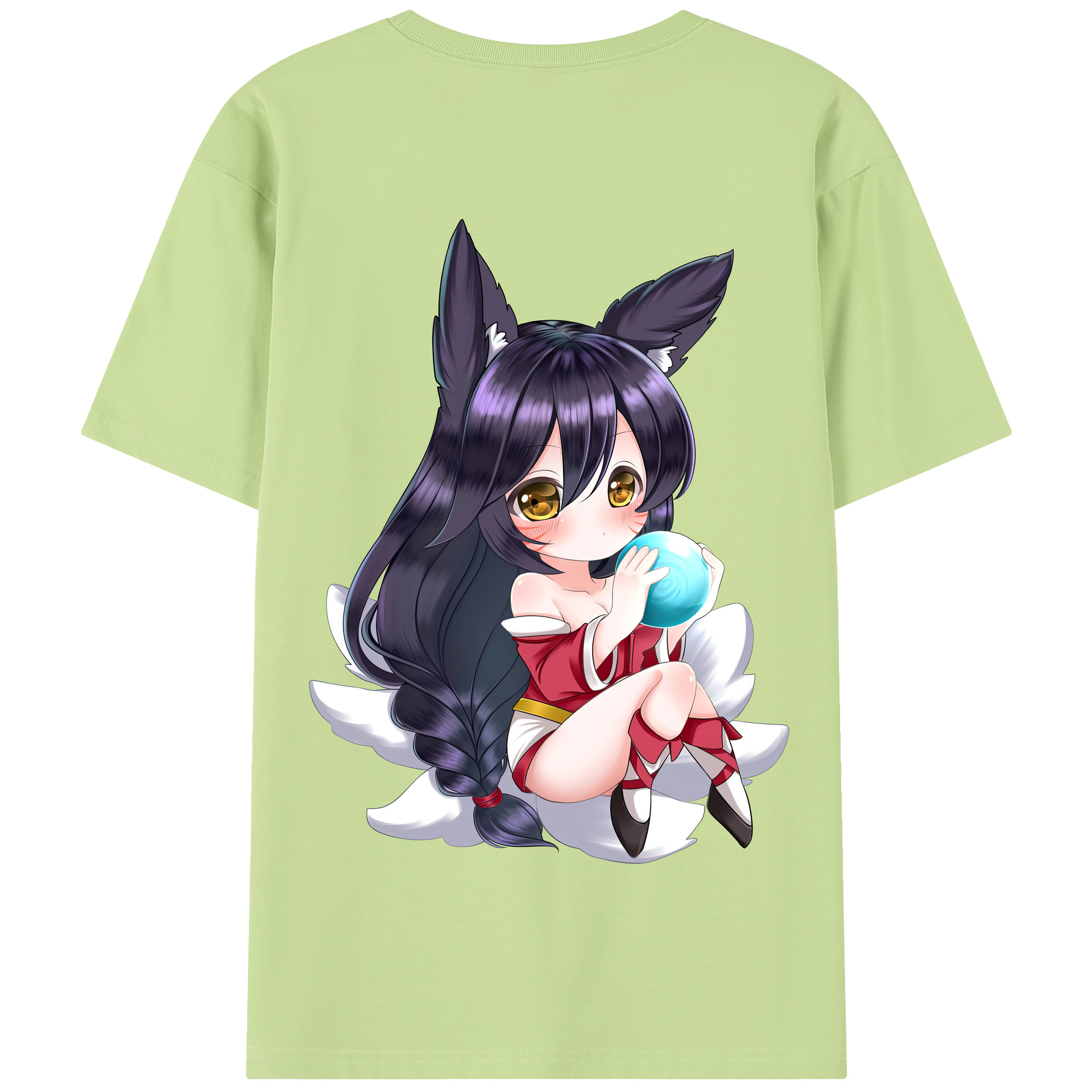（画像用） リーグ・オブ・レジェンド League of Legends LOL 綿100％半袖Tシャツ（背面プリント）